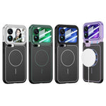 GKK For Xiaomi 17 Pro Max Case with Lens Film Detachable Camera Cover Contrast Color Frame Line PC Phone Shell Magnetic Case