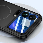 For Xiaomi 17 Pro Magnetic Case Transform to for iPhone 17 Pro Matte PC Phone Cover with Rear Screen Film