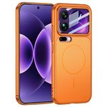 For Xiaomi 17 Pro Max Magnetic Case Transform to for iPhone 17 Pro Max Matte PC Phone Cover with Rear Screen Film