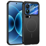For Xiaomi 17 Pro Max Magnetic Case Transform to for iPhone 17 Pro Max Matte PC Phone Cover with Rear Screen Film