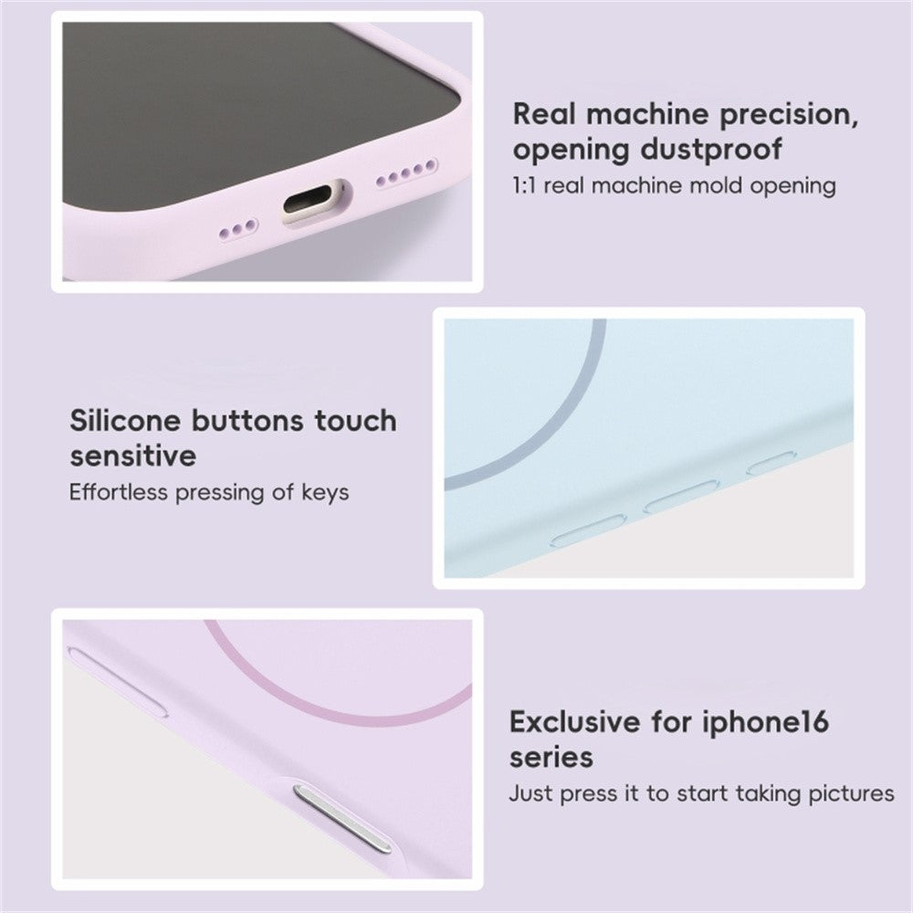 For iPhone 13 Pro Max Case Compatible with MagSafe Liquid Silicone Anti-Drop Phone Cover