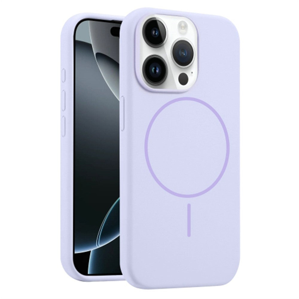Til iPhone 12 / 12 Pro Cover, kompatibelt med MagSafe, flydende silikone anti-fald telefoncover