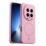 ABEEL For Honor Magic8 Pro 5G Magnetic Case Skin Touch Liquid Silicone Phone Back Cover