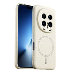 ABEEL For Honor Magic8 Pro 5G Magnetic Case Skin Touch Liquid Silicone Phone Back Cover