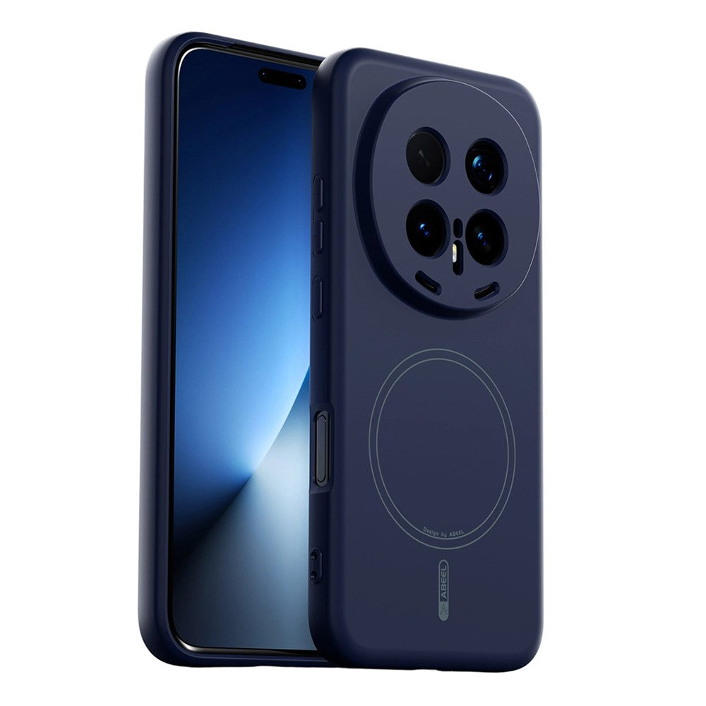 ABEEL For Honor Magic8 Pro 5G Magnetic Case Skin Touch Liquid Silicone Phone Back Cover