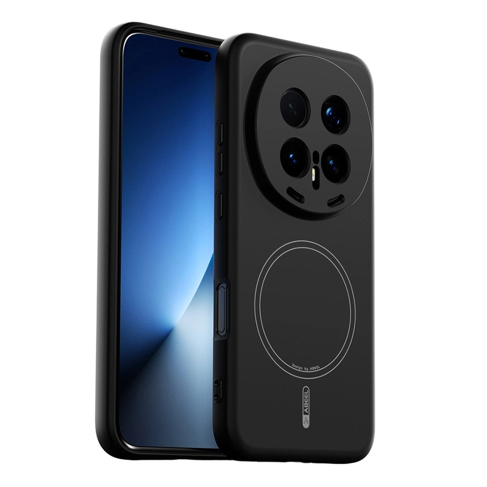 ABEEL For Honor Magic8 Pro 5G Magnetic Case Skin Touch Liquid Silicone Phone Back Cover