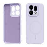 ABEEL Til Oppo Find X9 5G Magnetisk Etui Hudberøring Flydende Silikone Telefonbagcover