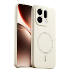 ABEEL Til Oppo Find X9 5G Magnetisk Etui Hudberøring Flydende Silikone Telefonbagcover