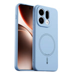 ABEEL Til Oppo Find X9 5G Magnetisk Etui Hudberøring Flydende Silikone Telefonbagcover