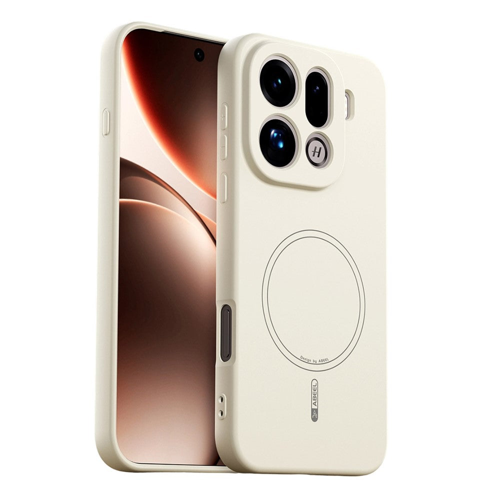 ABEEL For Oppo Find X9 Pro 5G Magnetic Case Skin Touch Liquid Silicone Phone Back Cover