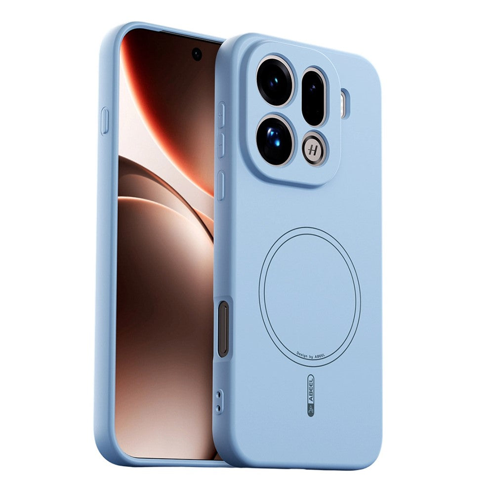 ABEEL For Oppo Find X9 Pro 5G Magnetic Case Skin Touch Liquid Silicone Phone Back Cover