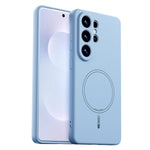 ABEEL For Samsung Galaxy S26 Ultra Magnetic Case Skin Touch Liquid Silicone Phone Back Cover