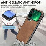 For Xiaomi 17 Pro Max Case Shockproof Slim Retro Leather Phone Back Cover