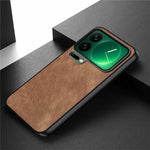 For Xiaomi 17 Pro Max Case Shockproof Slim Retro Leather Phone Back Cover