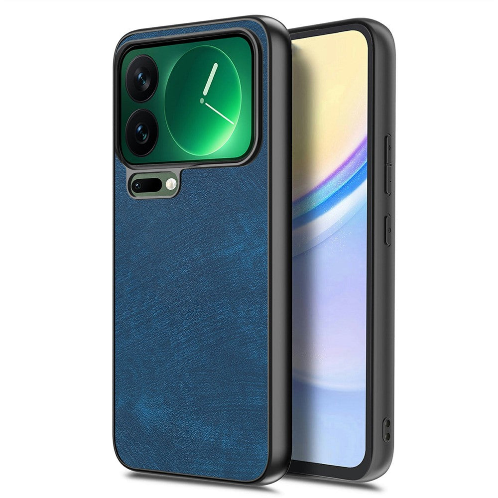For Xiaomi 17 Pro Max Case Shockproof Slim Retro Leather Phone Back Cover
