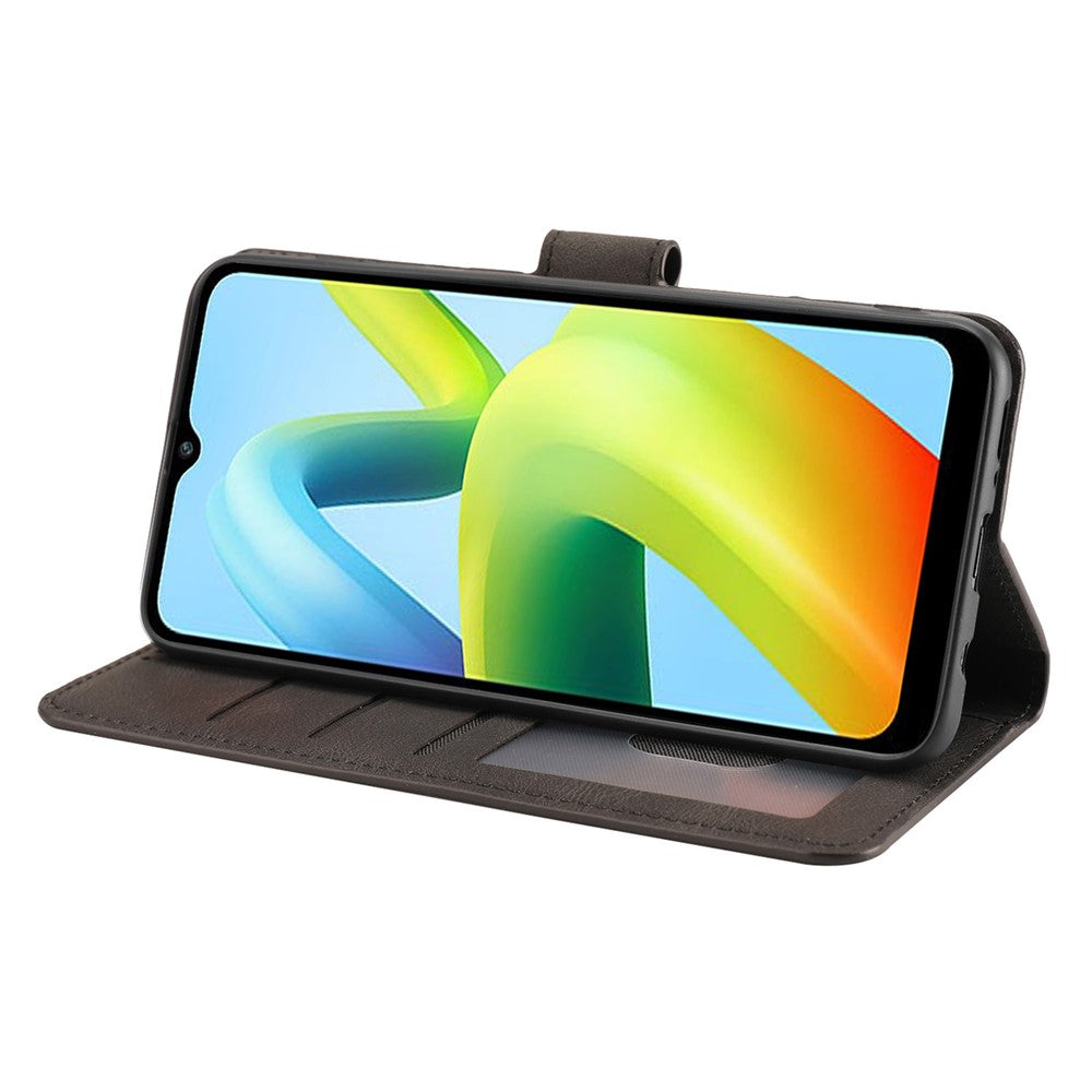For Xiaomi Redmi A1 4G / A2 4G Full Protection PU Leather Stand Case Folio Flip Wallet Protective Cover with Strap