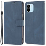 For Xiaomi Redmi A1 4G / A2 4G Full Protection PU Leather Stand Case Folio Flip Wallet Protective Cover with Strap