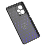 TPU Case for Xiaomi Redmi Note 12 Pro+ 5G, Non-slip Grip Litchi Texture Protective Phone Cover