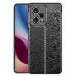 TPU-skal för Xiaomi Redmi Note 12 Pro 5G, stötsäkert skyddande mobilfodral med litchitextur