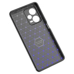 TPU-skal för Xiaomi Redmi Note 12 Pro 5G, stötsäkert skyddande mobilfodral med litchitextur