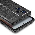 TPU-skal för Xiaomi Redmi Note 12 Pro 5G, stötsäkert skyddande mobilfodral med litchitextur