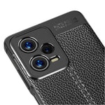 TPU-skal för Xiaomi Redmi Note 12 Pro 5G, stötsäkert skyddande mobilfodral med litchitextur