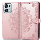 Til Oppo A6 Pro 5G / F31 5G Cover Pung Mandala Blomst Læder Telefoncover Stand View