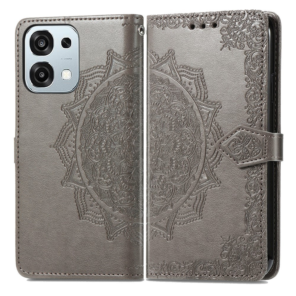 Til Oppo A6 Pro 5G / F31 5G Cover Pung Mandala Blomst Læder Telefoncover Stand View