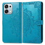 Til Oppo A6 Pro 5G / F31 5G Cover Pung Mandala Blomst Læder Telefoncover Stand View