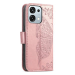 For Oppo A6 Pro 5G  /  F31 5G Case with Strap Butterfly Pattern PU Leather Wallet Phone Cover