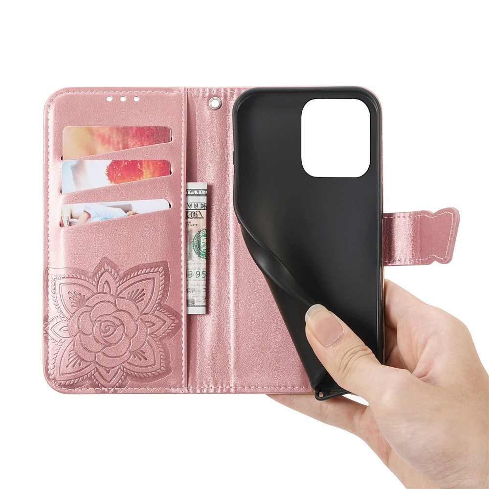 For Oppo A6 Pro 5G  /  F31 5G Case with Strap Butterfly Pattern PU Leather Wallet Phone Cover