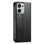 For Oppo A6 Pro 5G  /  F31 5G Case Wallet Tri-Color Stitching Leather Phone Cover with Elastic Wristband