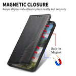 For Oppo A6 Pro 5G  /  F31 5G Case Wallet Tri-Color Stitching Leather Phone Cover with Elastic Wristband