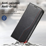 For Oppo A6 Pro 5G  /  F31 5G Case Wallet Tri-Color Stitching Leather Phone Cover with Elastic Wristband