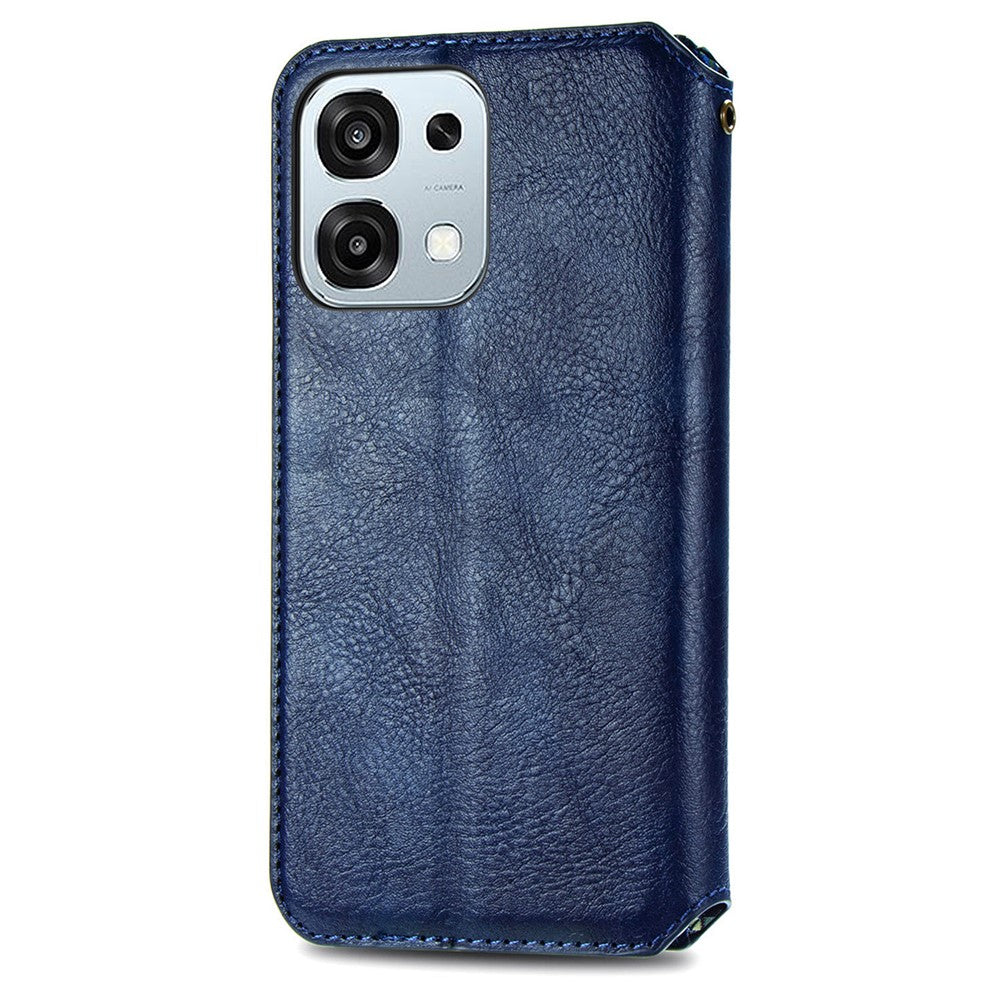 For Oppo A6 Pro 5G  /  F31 5G Case Rhombus Imprint PU Leather Wallet Phone Cover