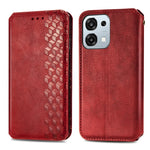 For Oppo A6 Pro 5G  /  F31 5G Case Rhombus Imprint PU Leather Wallet Phone Cover