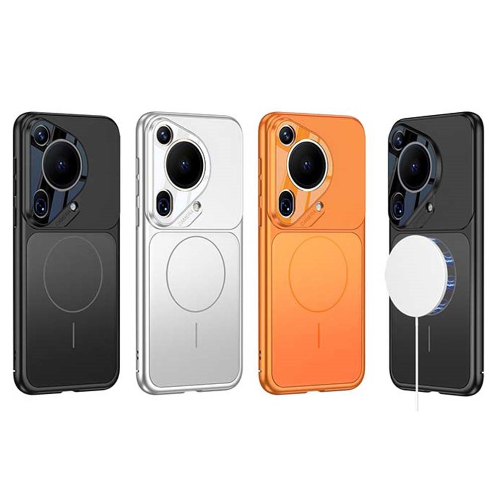 For Huawei Pura 70 Pro / Pura 70 Pro+ Case Transform to for iPhone 17 Pro Matte PC Phone Cover Magnetic Case
