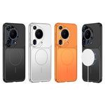 For Huawei Pura 70 Case Transform to for iPhone 17 Pro Matte PC Phone Cover Magnetic Case