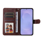 ENKAY For Samsung Galaxy S26  HAT PRINCE Wallet Case Leather Phone Stand Cover with 0.18mm Screen Protector, Ultrasonic Fingerprint Unlock