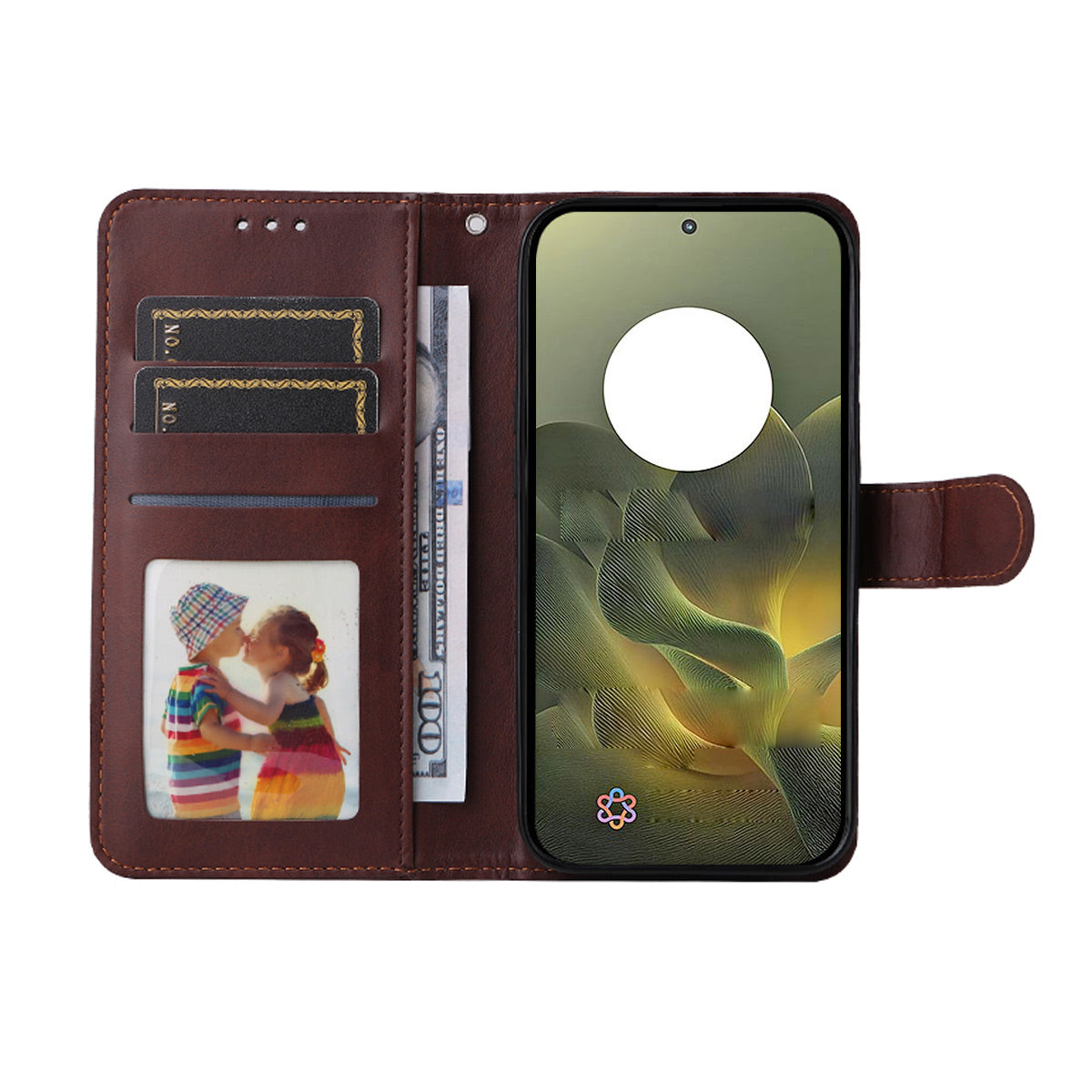ENKAY HAT PRINCE For Motorola Edge 70 5G PU Leather Wallet Case Phone Stand Cover with 9H Tempered Glass