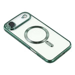 For iPhone Air Magnetic Case CD Veins Glass Lens Guard TPU Phone Back Cover