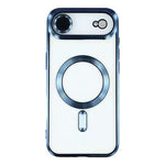 For iPhone Air Magnetic Case CD Veins Glass Lens Guard TPU Phone Back Cover