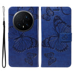 For Honor Magic8 Pro 5G Wallet Case Floral Butterfly Imprinted Leather Phone Cover Stand