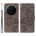 For Honor Magic8 Pro 5G Wallet Case Floral Butterfly Imprinted Leather Phone Cover Stand