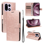 OnePlus 15 5G Plånboksfodral Blommigt Fjärilspräglat Läderfodral mobilfodral Stativ