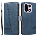 OnePlus 15 5G Plånboksfodral T-formade linjer Lädermobilfodral Stativ