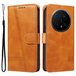 For Honor Magic8 Pro 5G Wallet Case T-Shape Lines Leather Phone Cover Stand