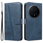 For Honor Magic8 Pro 5G Wallet Case T-Shape Lines Leather Phone Cover Stand