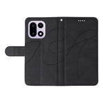 OnePlus 15 5G plånboksfodral lädermobilfodral med stativ med böjd linjedesign