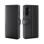 Samsung Galaxy A18 5G / A18 4G / A17 5G / 4G / F17 5G / M17 5G skal i äkta splitläder med plånboksfodral